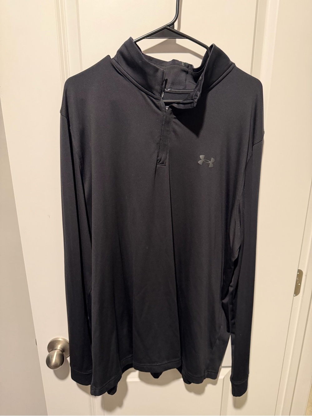 UA Playoff Golf 1/4 Zip - Black - XXL